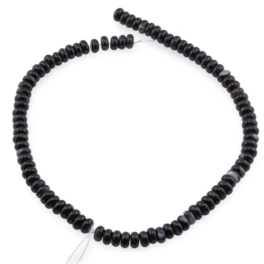 Sirag Agat negru rondele 8mm, 38cm