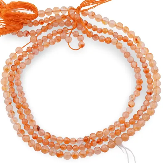 Sirag Carneol sfere 4,5-6mm, 33cm