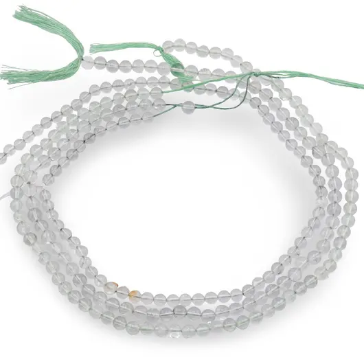 Sirag Prasiolit sfere 4-5mm, 33cm