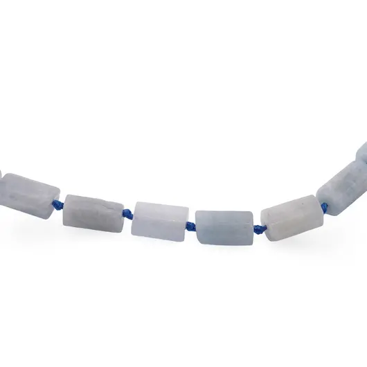 Sirag Acvamarin tuburi 6x10mm, 41cm, imagine 2