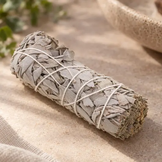 Buchet Salvie Alba (California White Sage) 10-12cm – imagine de prezentare în context