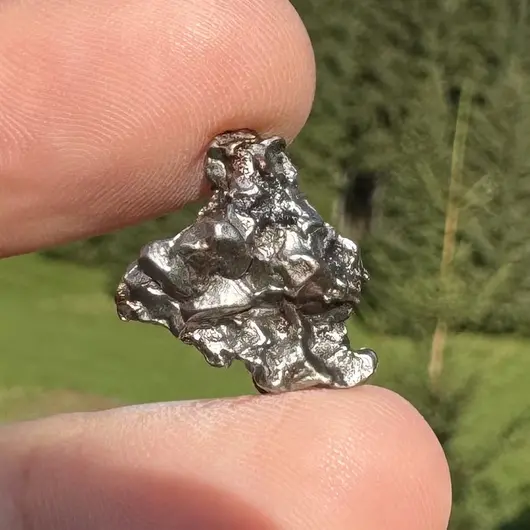 Meteorit, cristal natural unicat, 16mm, 4.9g, cod C5