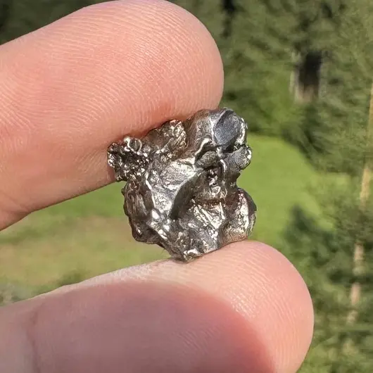 Meteorit, cristal natural unicat, 16mm, 4g, cod C11
