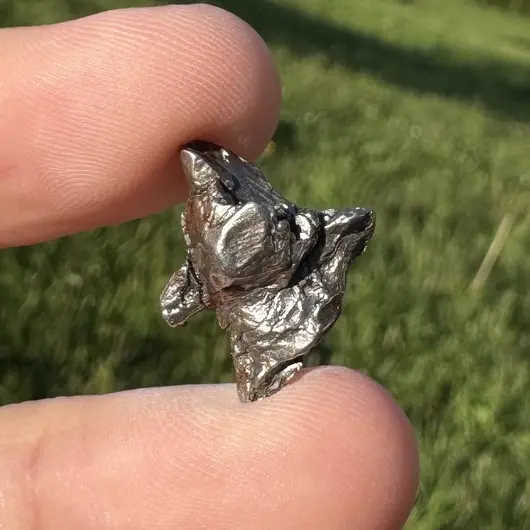 Meteorit, cristal natural unicat, 19mm, 3.4g, cod C2