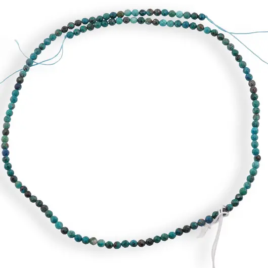 Sirag Turcoaz natural sfere fatetate 3mm, 39cm