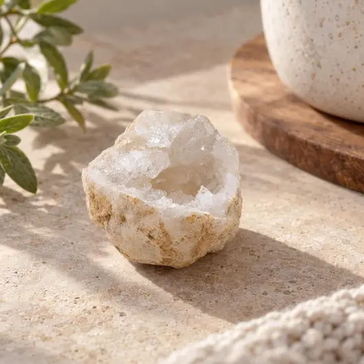 Geoda mica Calcedonie Maroc, 4-6cm – imagine de prezentare în context