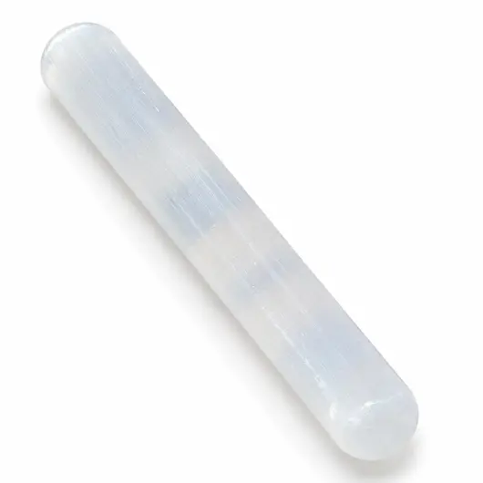 Bagheta selenit cu capete rotunjite 140x23mm – produs pe fundal alb