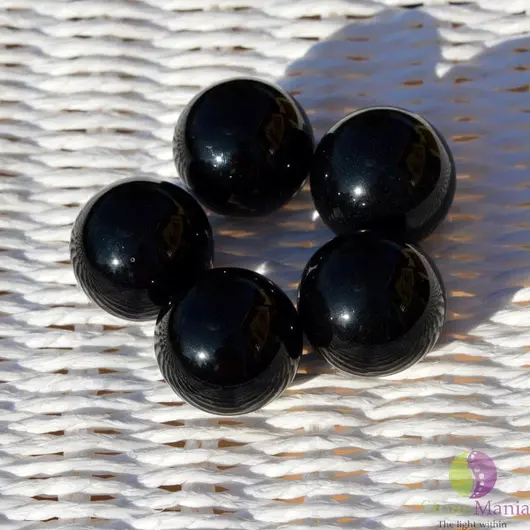 Sfera obsidian negru 30mm