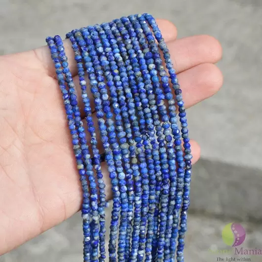 Sirag lapis lazuli discuri fatetate 3mm