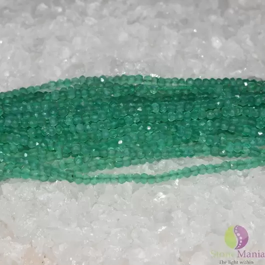 Sirag onix verde discuri fatetate 3-4mm