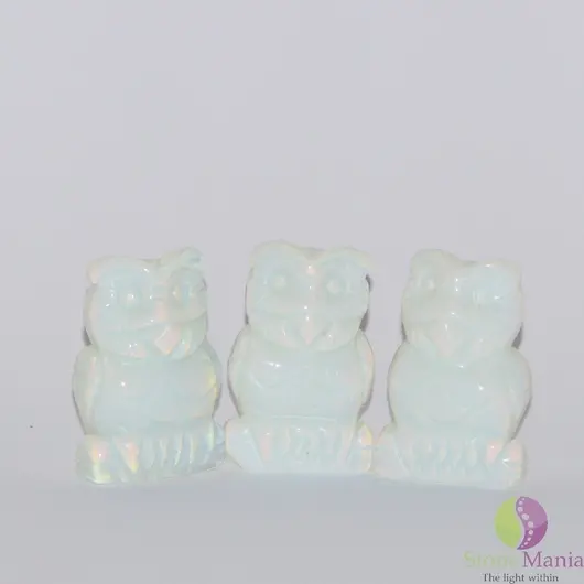 Bufnita opalit figurina gravata 50mm