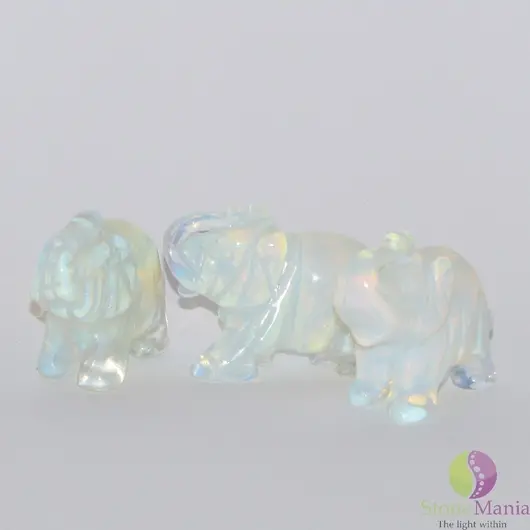 Elefant opalit figurina gravata 45mm