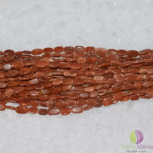 Sirag calcit orange pietre neuniforme 8-12mm