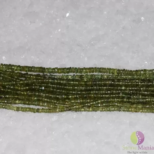Sirag jad olive heishi 4-5mm, 33cm