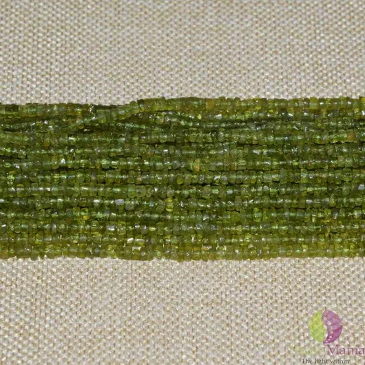 Sirag peridot heishi 4mm