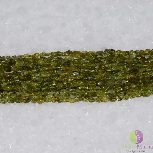 Sirag peridot pietre neuniforme 6-8mm