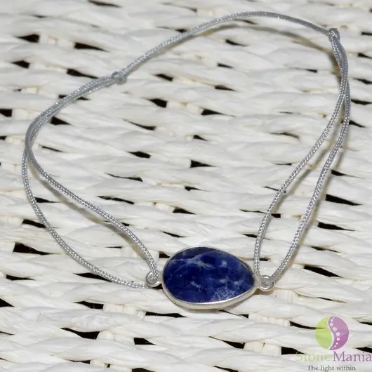 Bratara Therapy sodalit cu montura argint 925