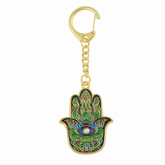 Breloc Feng Shui cu Palma lui Hamsa
