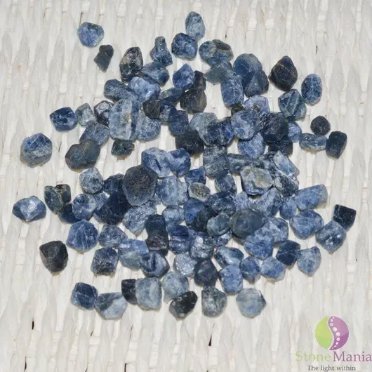 Safir albastru brut 4-8mm - 50g