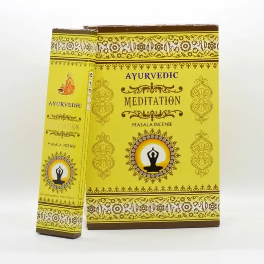 Betisoare parfumate Ayurvedic Meditation 15 buc