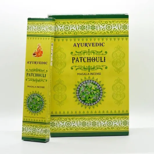 Betisoare parfumate Ayurvedic Patchouli 15 buc