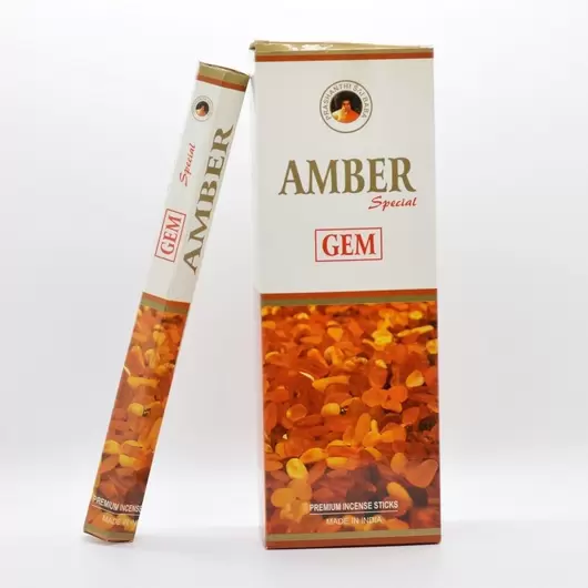 Betisoare parfumate Ppure Gem Amber 20 buc