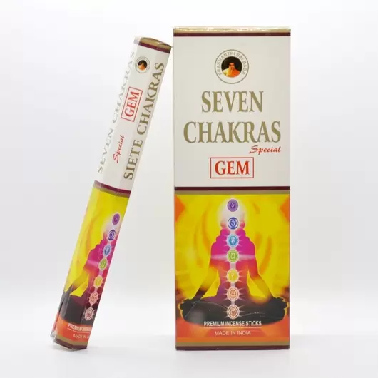 Betisoare parfumate Ppure Gem Seven Chakras 20 buc