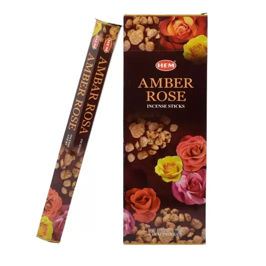 Betisoare parfumate HEM Amber Rose 20 buc
