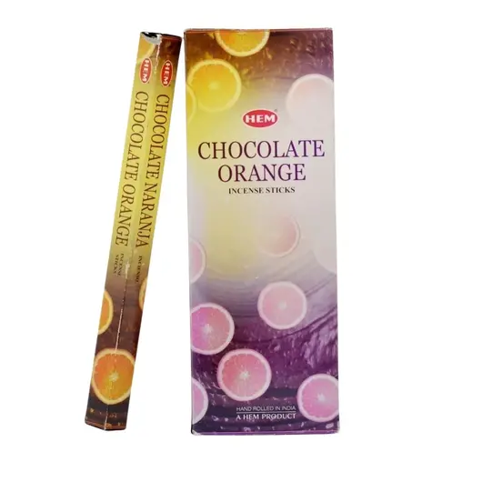 Betisoare parfumate HEM Chocolate Orange 20 buc