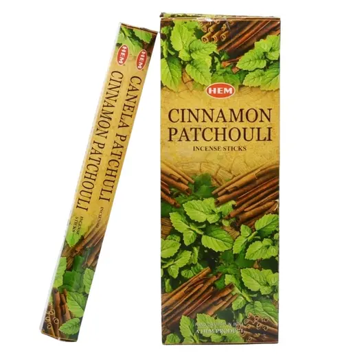 Betisoare parfumate HEM Cinnamon Patchouli 20 buc