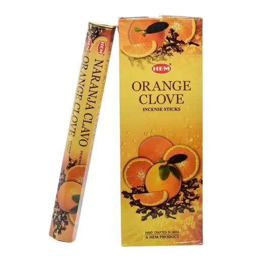 Betisoare parfumate HEM Orange Clove 20 buc