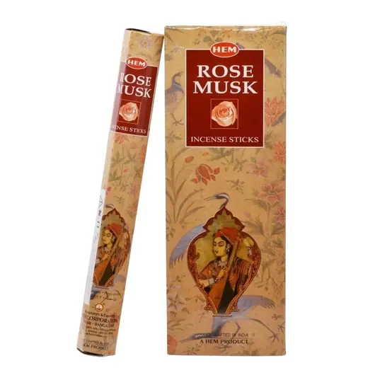 Betisoare parfumate HEM Rose Musk 20 buc