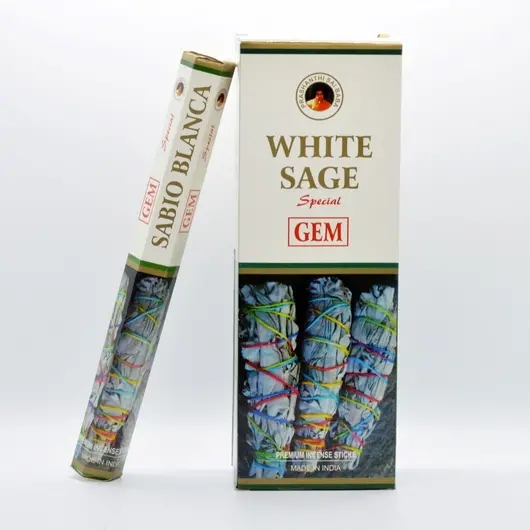Betisoare parfumate Ppure Gem White Sage 20 buc