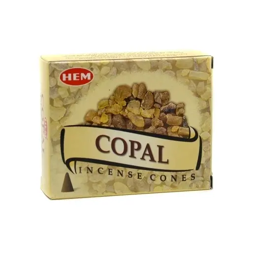 Conuri parfumate fumigatie HEM Copal 10 buc, imagine 2