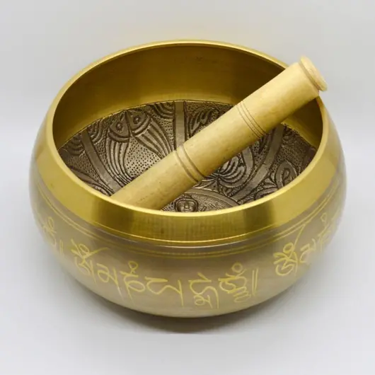 Bol tibetan cantator India 16,5cm, Dimensiune: 16,5cm, imagine 2