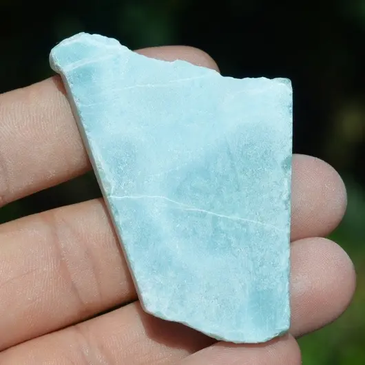 Larimar slefuit 59x43x8mm R11