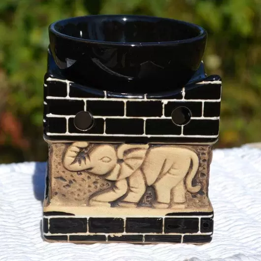Vas aromaterapie din ceramica, elefant mare - model 2