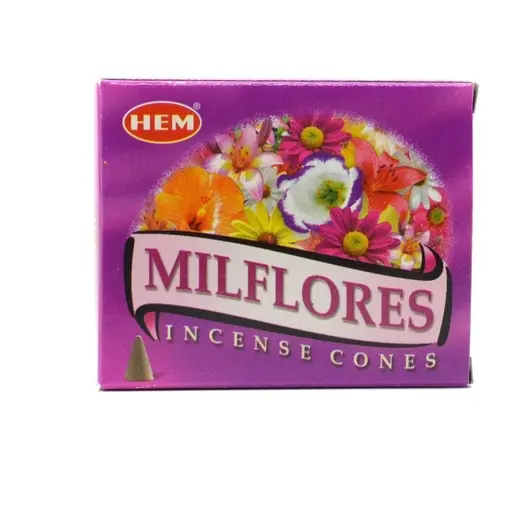 Conuri parfumate fumigatie HEM Milflores 10 buc, imagine 2