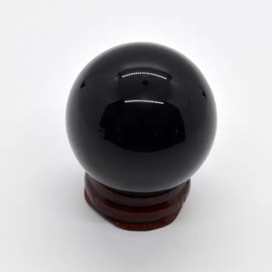 Sfera obsidian negru 4cm, Alege dimensiunea: 4cm, imagine 4