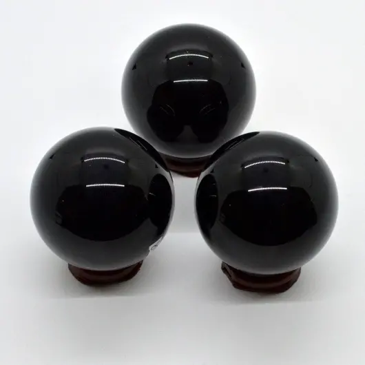 Sfera obsidian negru 50mm