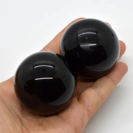 Sfera obsidian negru 50mm