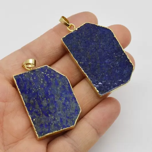 Pandantiv lapis lazuli felie 45mm