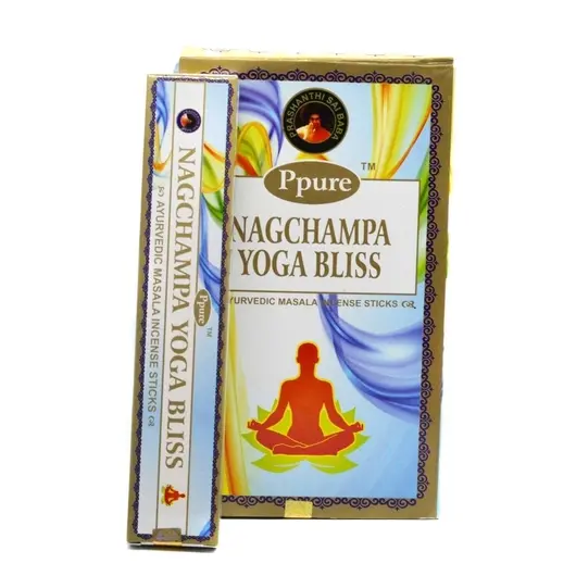 Betisoare parfumate Ppure Nag Champa Yoga Bliss 15g