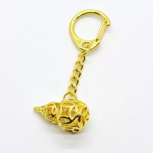 Breloc amuleta Feng Shui Wu Lou auriu pentru sanatate, model 1