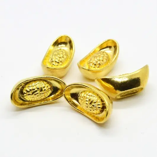 Pepita aurie din metal 3cm