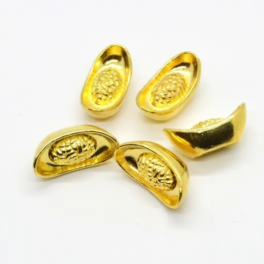 Pepita aurie din metal 3cm