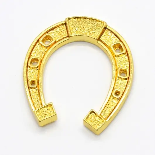 Potcoava norocoasa aurie din metal 5,5cm