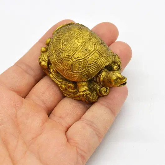 Statueta Feng Shui broasca testoasa din rasina 6,5cm, model 1