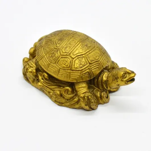 Statueta Feng Shui broasca testoasa din rasina 6,5cm, model 1