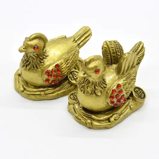 Statuete Feng Shui Rate Mandarine din rasina 5,7cm, model 5
